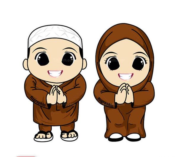 عکس کارتونی پسر مذهبی