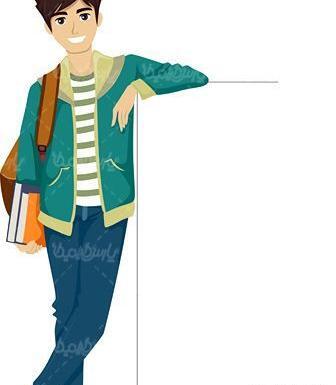 عکس کارتونی پسر مذهبی