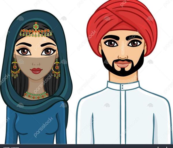 عکس کارتونی مرد مذهبی