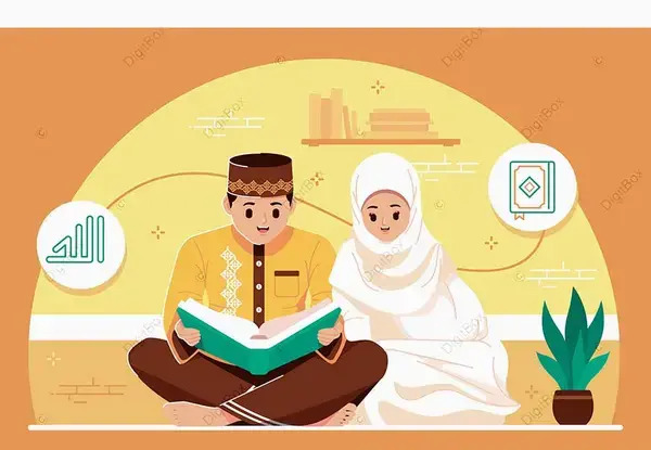 عکس کارتونی مرد مذهبی