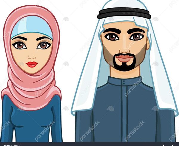 عکس کارتونی مرد مذهبی