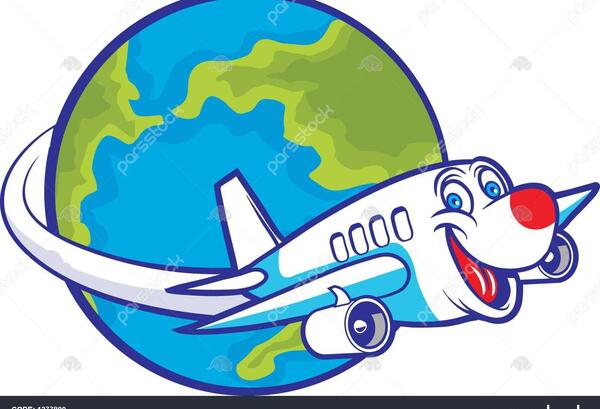 عکس هواپیما کارتونی نقاشی