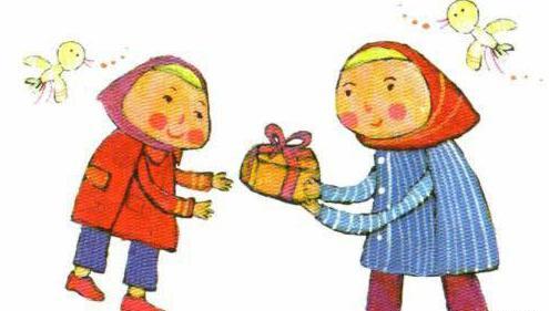 عکس کارتونی هدیه دادن