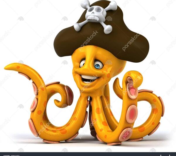 عکس هشت پای کارتونی