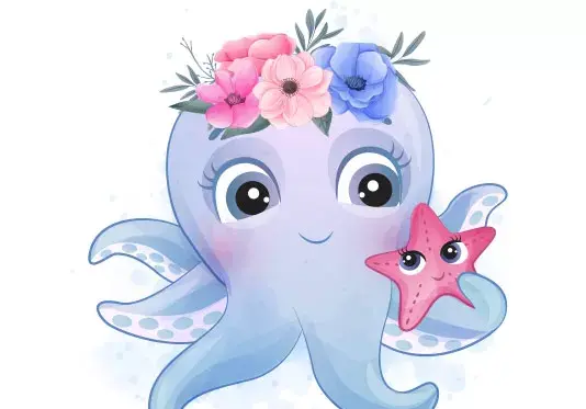 عکس هشت پای کارتونی