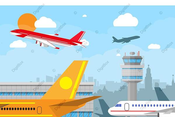 دانلود عکس هواپیما کارتونی