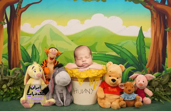 عکس پسر بچه نوزاد کارتونی