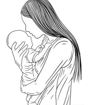 عکس کارتونی مادر فرزند