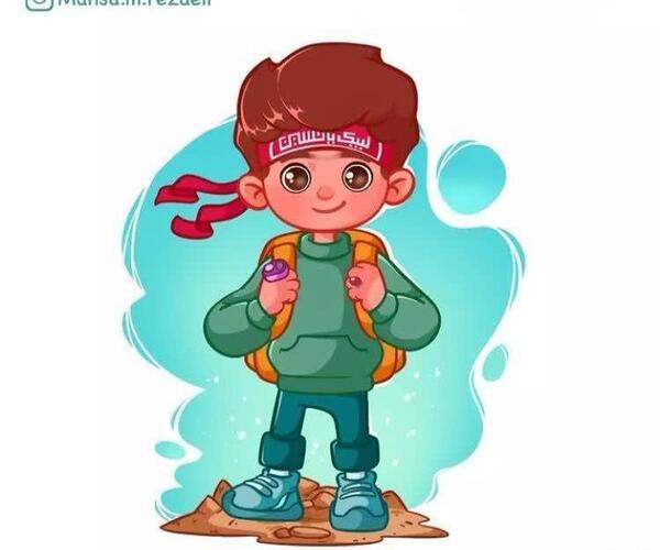 عکس کارتونی پسرانه مذهبی