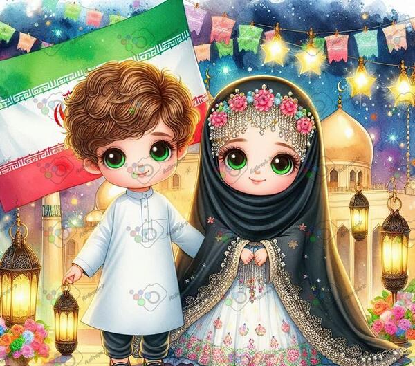 عکس کارتونی پسرانه مذهبی