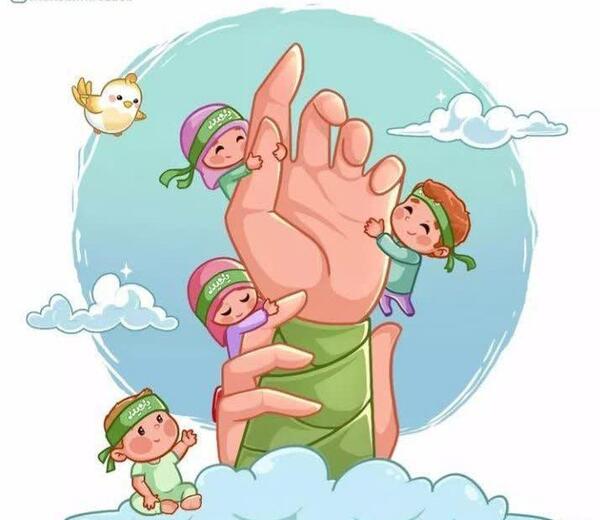 عکس کارتونی پسرانه مذهبی