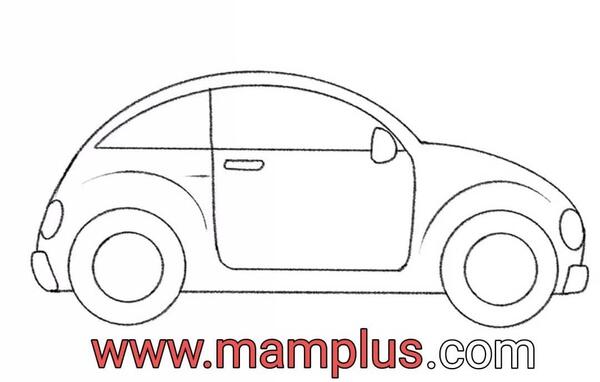 عکس کارتونی ماشین برای رنگ آمیزی