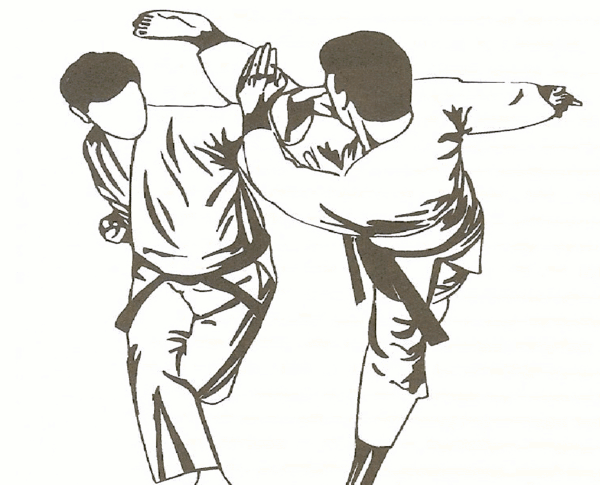 عکس کارتونی ورزش کاراته