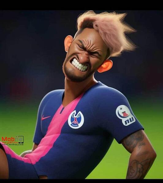 عکس های کارتونی فوتبالیست ها