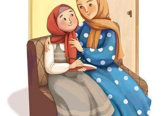عکس کارتونی صورت مادر