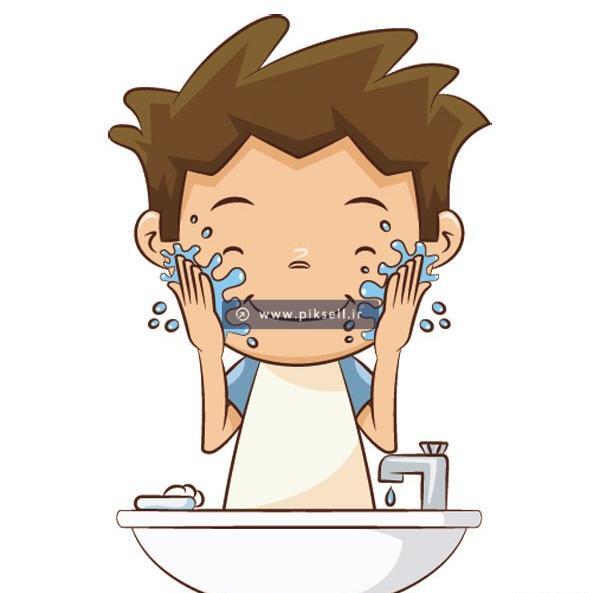 عکس کارتونی صورت پسر