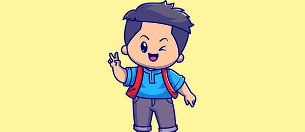 عکس کارتونی صورت پسر