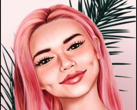 عکس کارتونی صورت دختر