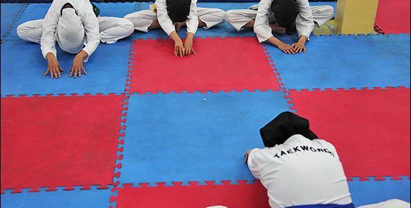 عکس کارتونی تکواندوکار دختر