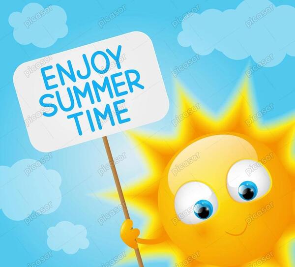 عکس کارتونی از خورشید