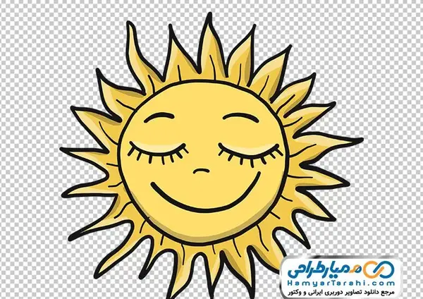 عکس کارتونی از خورشید