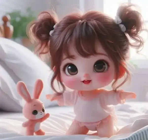 عکس کارتونی دختر پروفایل