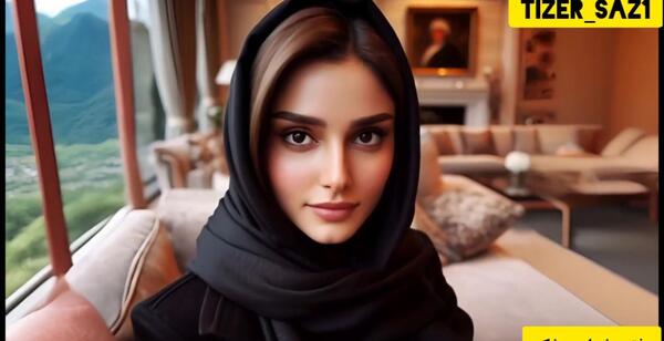 عکس کارتونی دختر چشم و ابرو مشکی