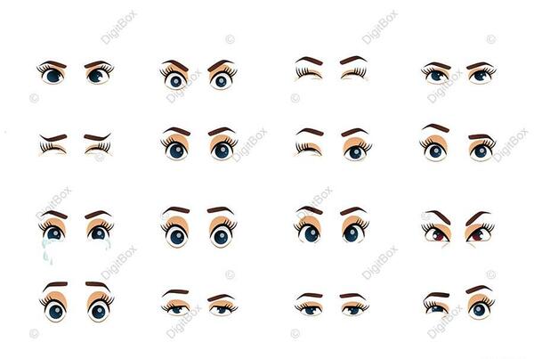 عکس چشم و ابروی کارتونی