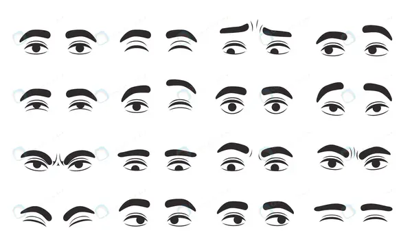 عکس چشم و ابروی کارتونی