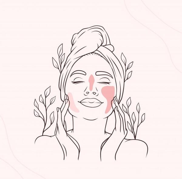 روتین عکس کارتونی پاکسازی پوست