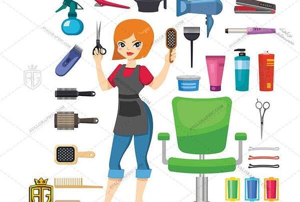 عکس دختر آرایشی کارتونی