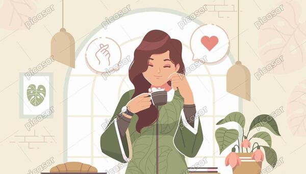 دخترونه عکس آشپزی کارتونی