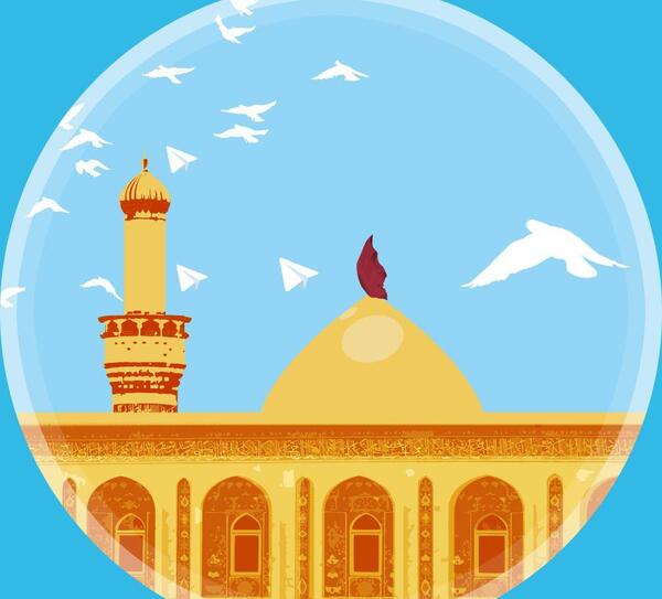 عکس کارتونی از امام حسین