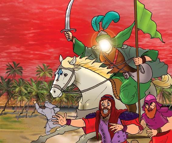 عکس کارتونی از امام حسین