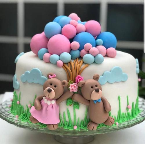 عکس کیک تولد دخترانه برای کودکان