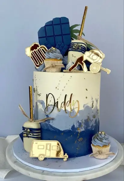 عکس کیک تولد پسرانه خوشگل بزرگ