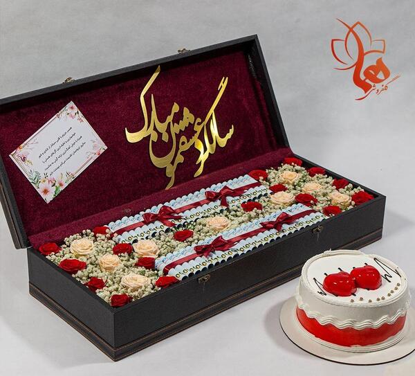 عکس کیک تولد با کادو