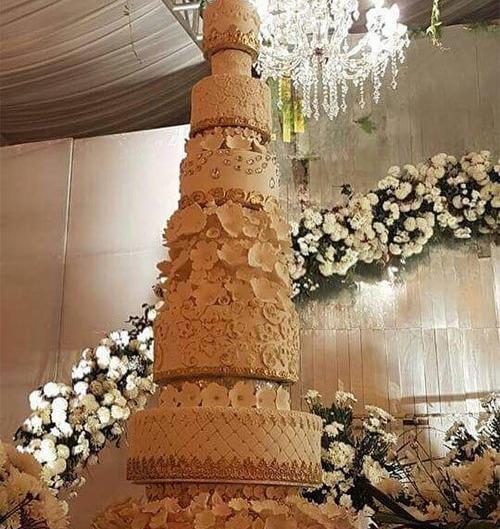 عکس کیک تولد دخترانه لاکچری یک طبقه