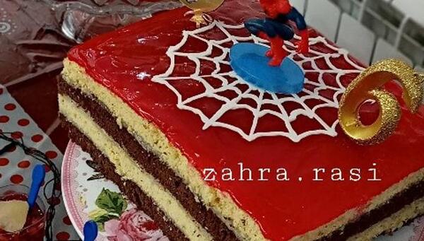 عکس های کیک تولد مرد عنکبوتی