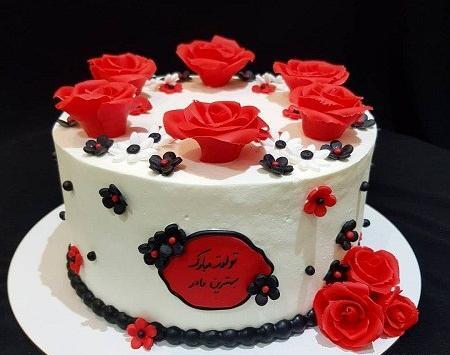 عکس کیک تولد مادر عزیزم تولدت مبارک