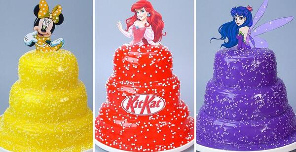 عکس کیک تولد کیوت فانتزی