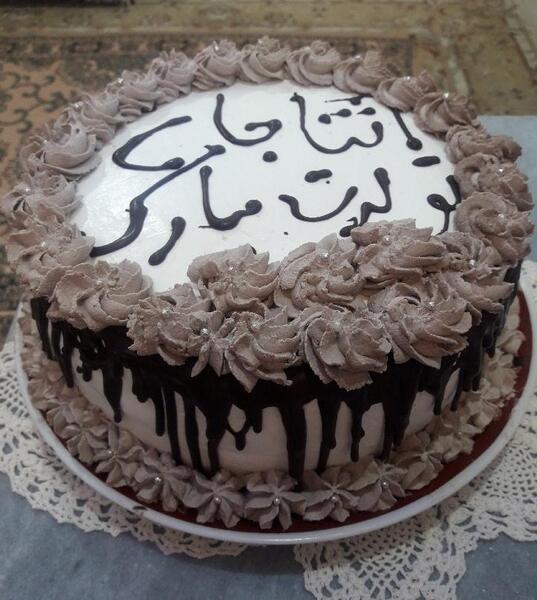 عکس کیک تولد با اسم آتنا