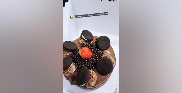 عکس رهام هادیان با کیک تولد