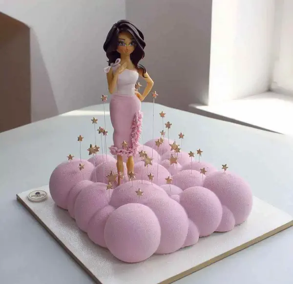عکس کیک تولد جذاب دخترانه