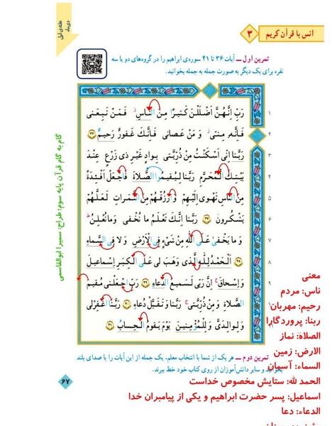 عکس صفحه اول قران کریم