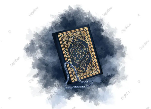 عکس قرآن کریم با تسبیح