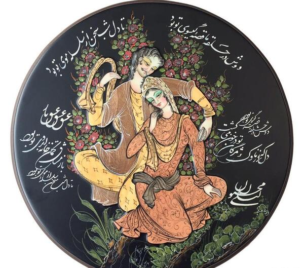 عکس لیلی مجنون نقاشی