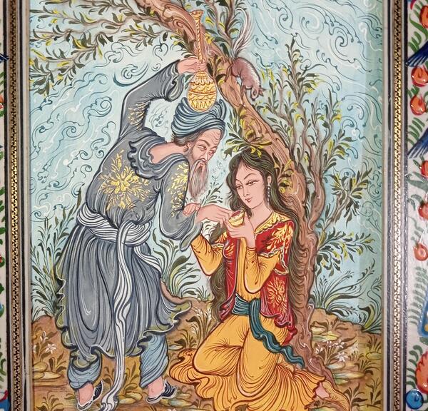 عکس لیلی مجنون نقاشی