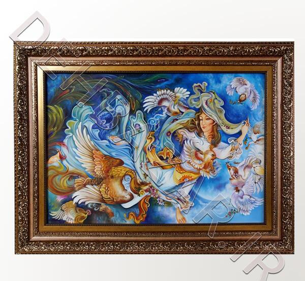 عکس لیلی مجنون نقاشی