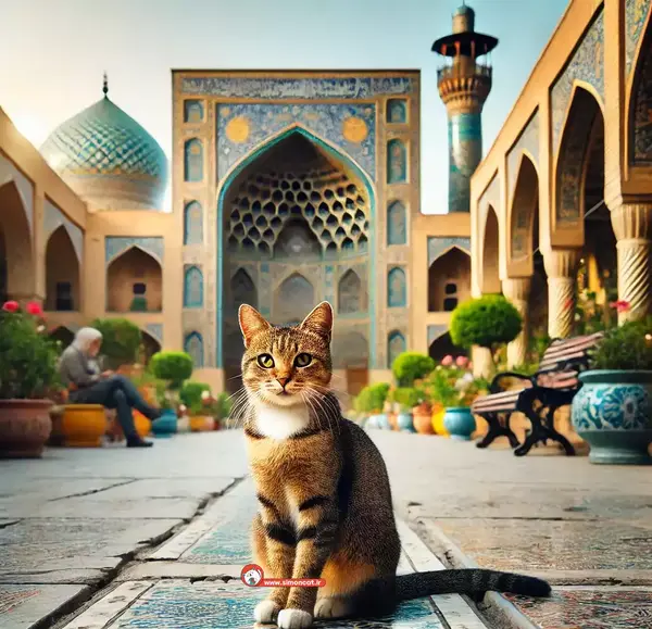 عکس گربه خیابانی سیاه